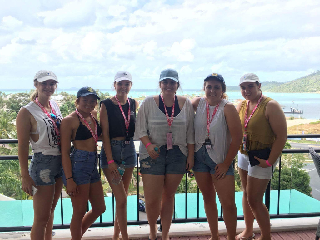 Mhairi Maitland, Ilish Edwards, Darcy Breadsell, Eva Theodore, Sallie Salisbury and Katelyn Cesar at Schoolies Mhairi Maitland, Ilish Edwards, Darcy Breadsell, Eva Theodore, Sallie Salisbury and Katelyn Cesar at Schoolies